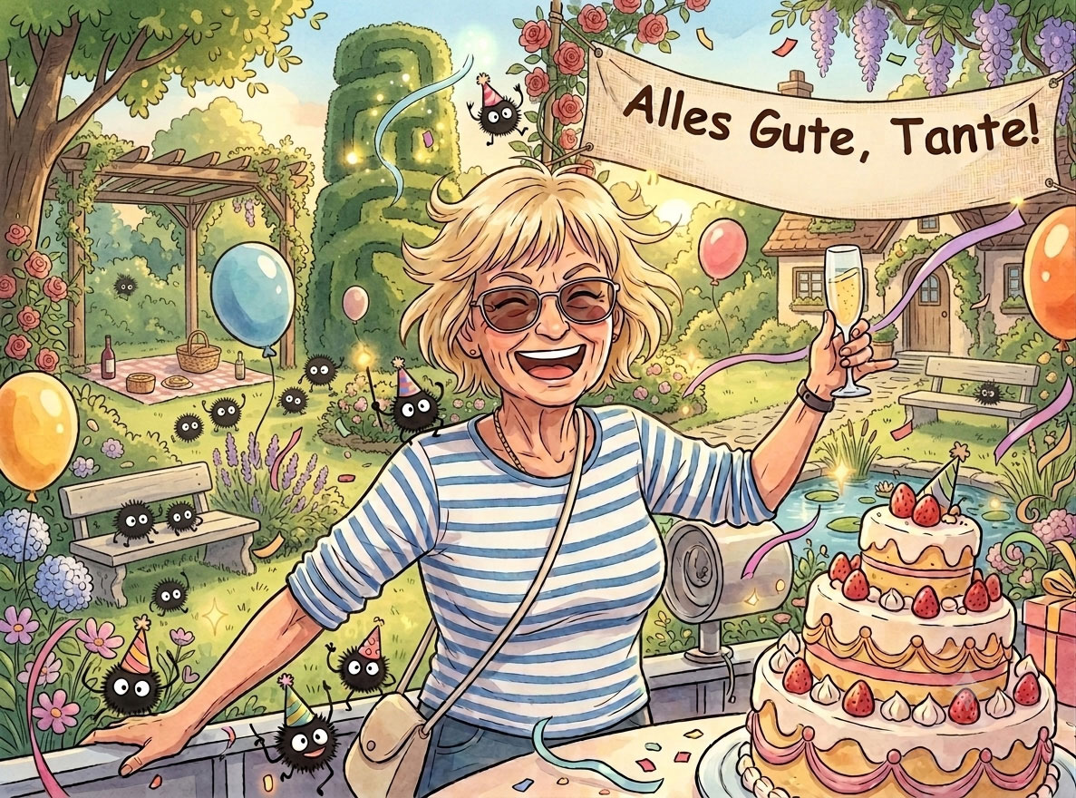 Wir feiern Tante